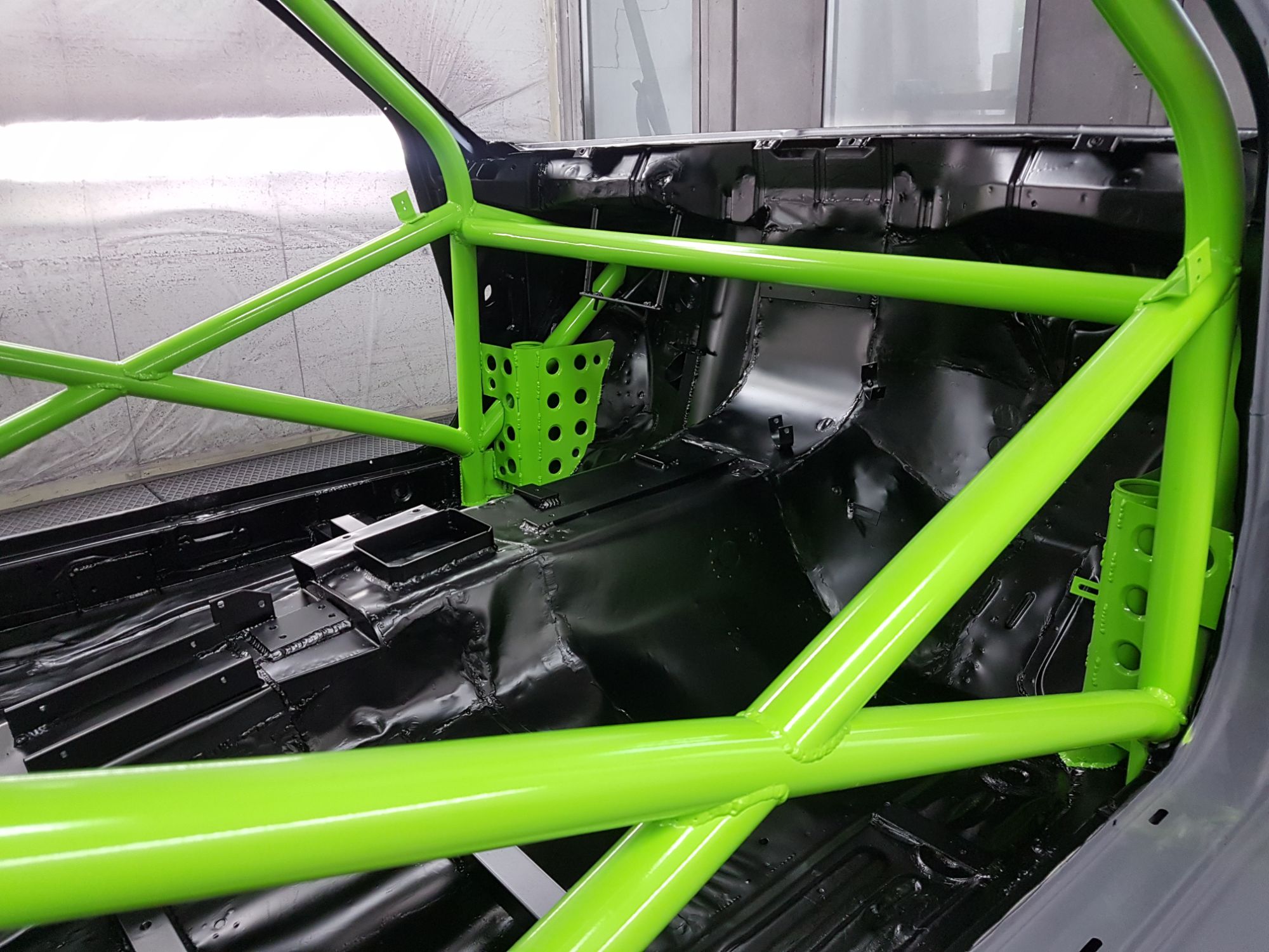 Arceau Custom Cage peint en vert