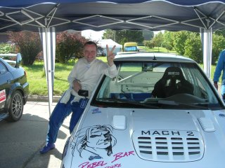 Olivier Frey au slalom de Bière